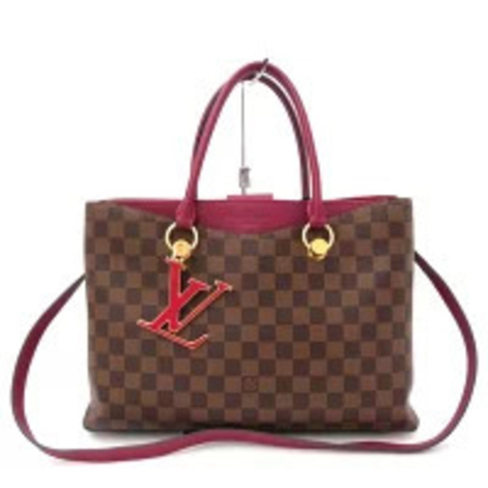LOUIS VUITTON Riverside Damier Ebene Brown DUI